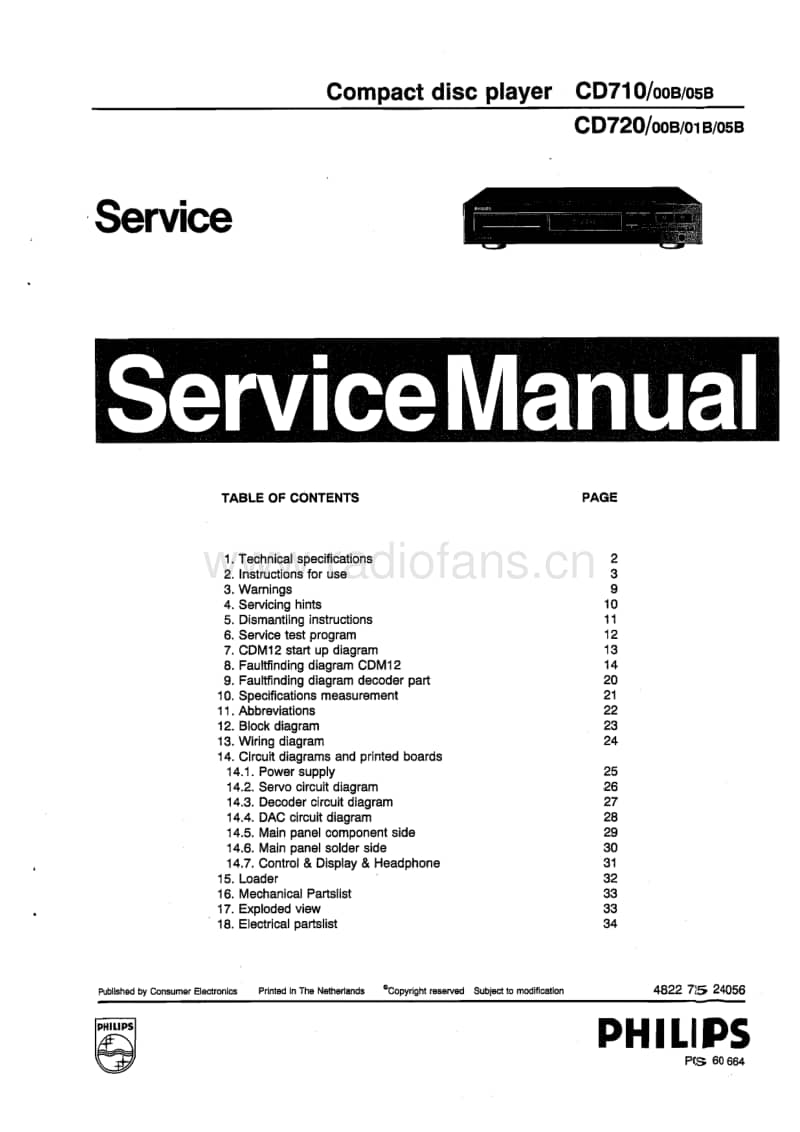 Philips-CD-721-Service-Manual电路原理图.pdf_第2页