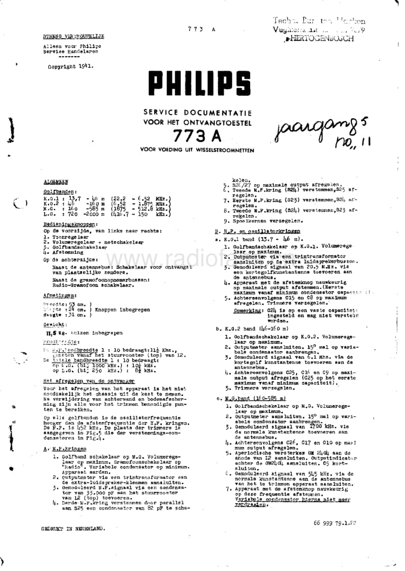 Philips-773-A-Service-Manual电路原理图.pdf_第3页
