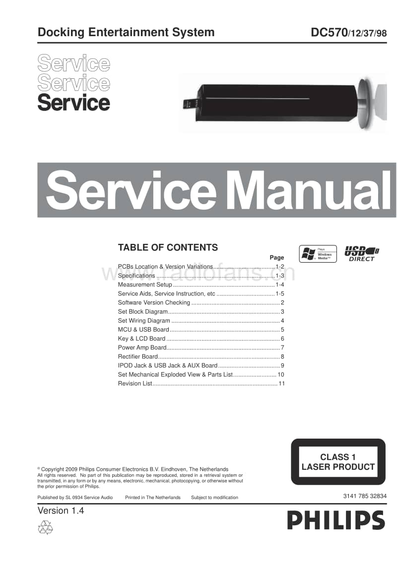 Philips-DC-570-Service-Manual电路原理图.pdf_第1页