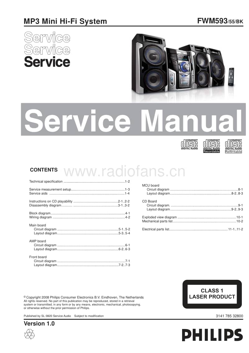 Philips-FWM-593-Service-Manual电路原理图.pdf_第1页