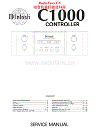 McIntosh-C-1000-Service-Manual电路原理图.pdf