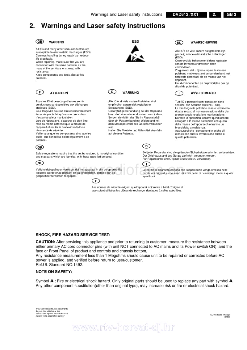 Philips-DVD-612-Service-Manual电路原理图.pdf_第3页