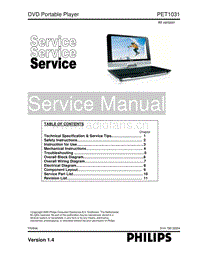 Philips-PET-1031-Service-Manual电路原理图.pdf