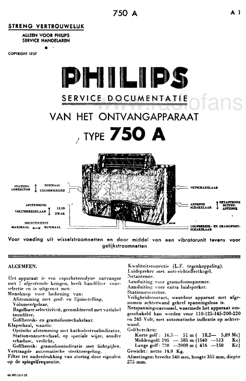 Philips-750-A-Service-Manual电路原理图.pdf_第3页