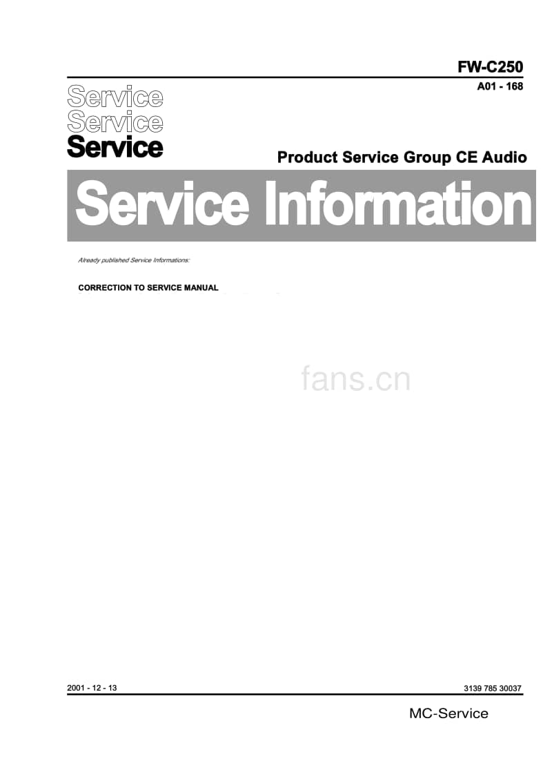 Philips-FWC-250-Service-Manual电路原理图.pdf_第1页