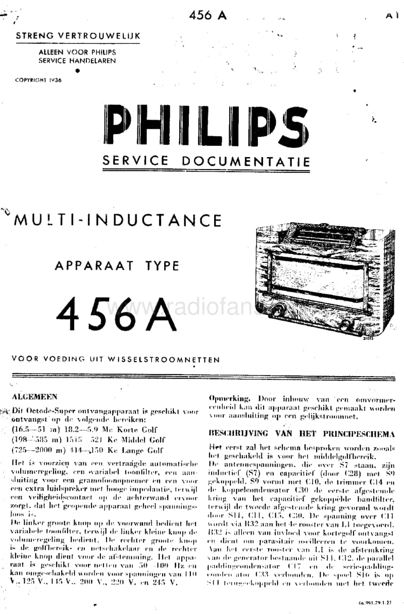 Philips-456-A-Service-Manual电路原理图.pdf_第3页