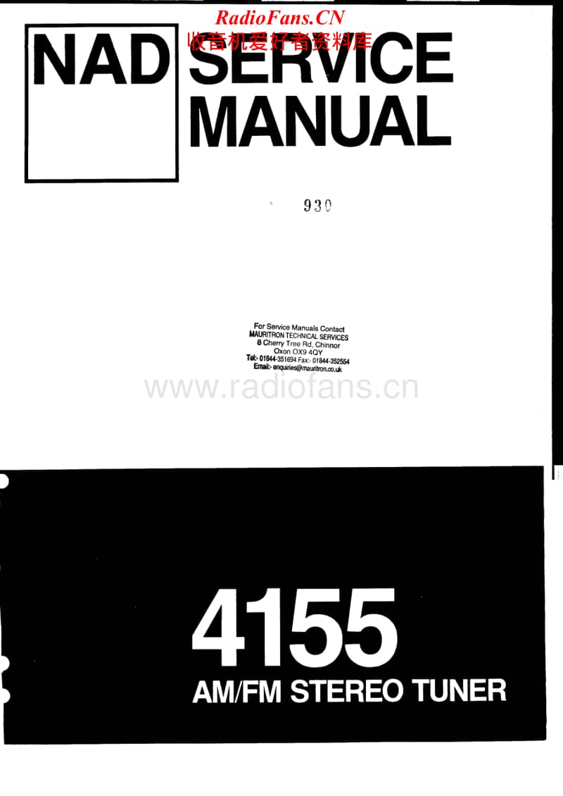 Nad-4155-Service-Manual电路原理图.pdf_第1页