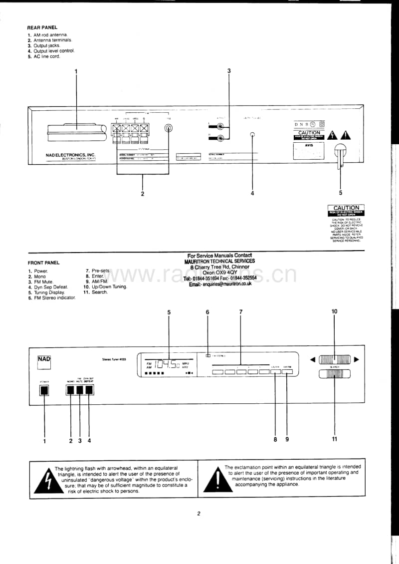 Nad-4155-Service-Manual电路原理图.pdf_第3页
