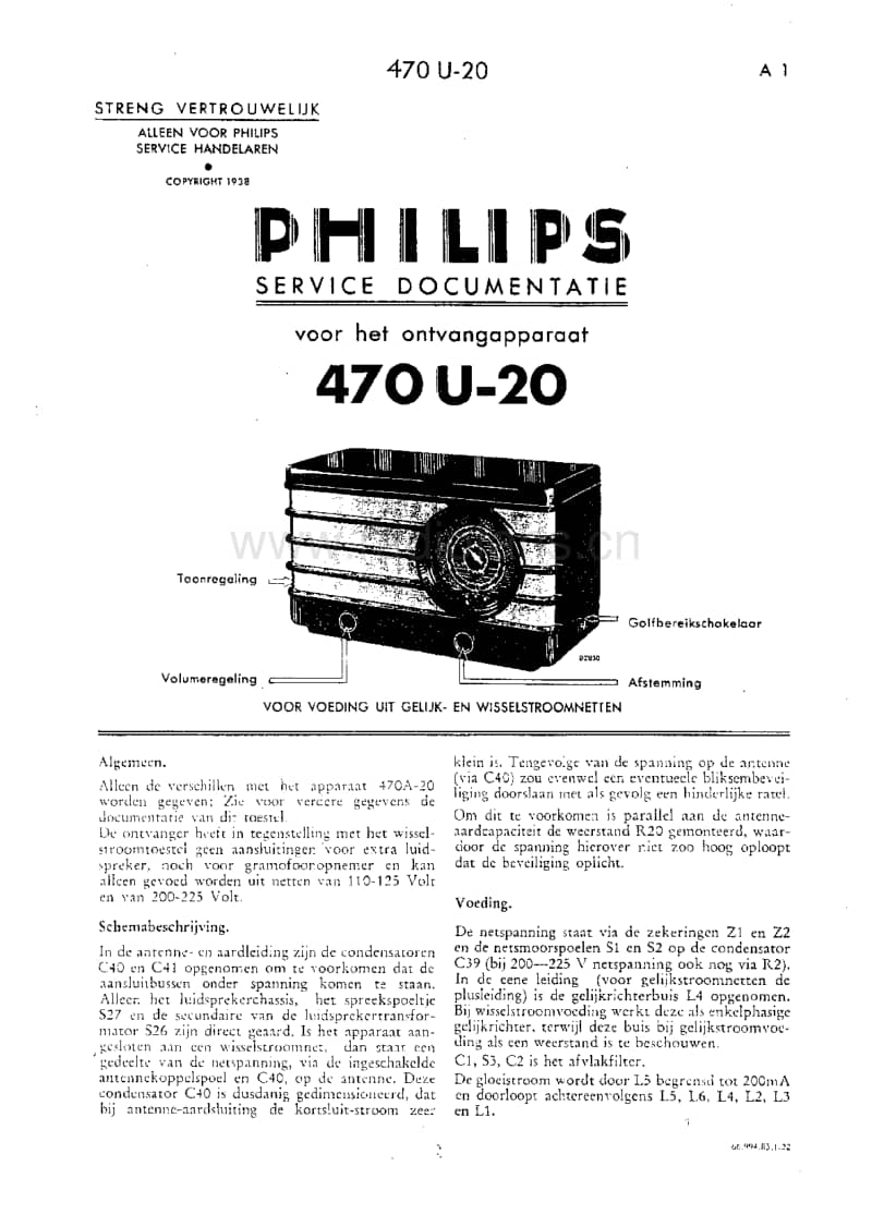 Philips-470-U-Service-Manual电路原理图.pdf_第3页