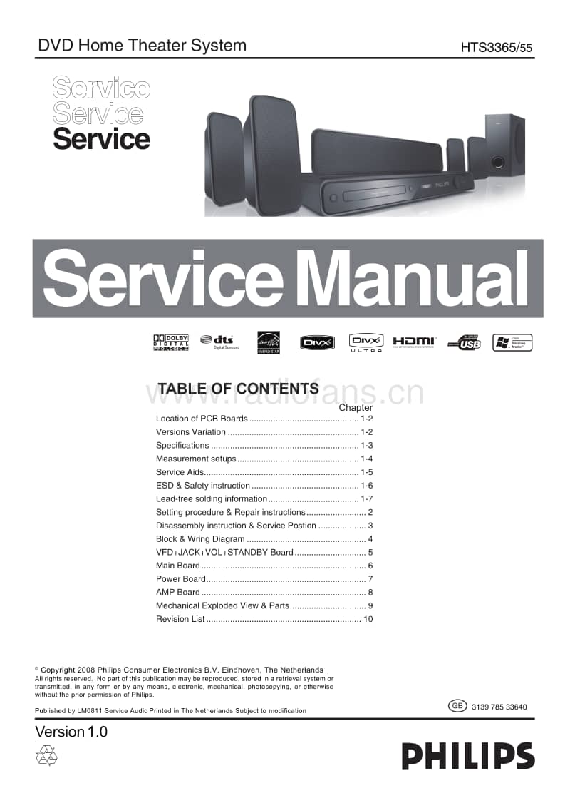 Philips-HTS-3365-Mk1-Service-Manual电路原理图.pdf_第1页