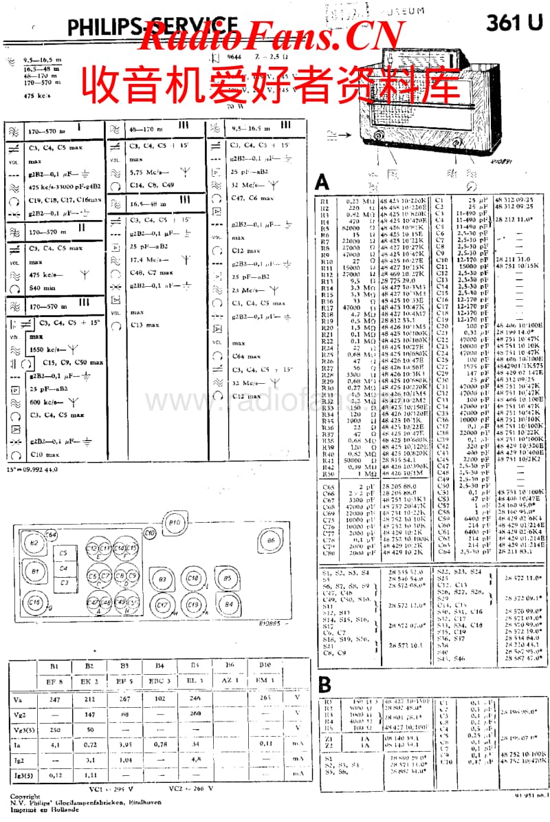 Philips-361-U-Service-Manual电路原理图.pdf_第1页