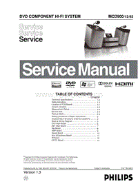 Philips-MCD-900-Service-Manual电路原理图.pdf