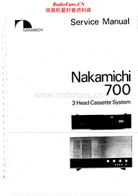 Nakamichi-700-Service-Manual电路原理图.pdf