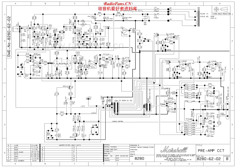 Marshall-8280-Preamp-Valvestate-Schematic电路原理图.pdf_第1页