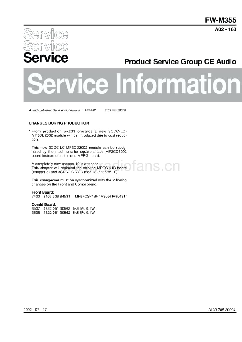 Philips-FWM-355-Service-Manual电路原理图.pdf_第1页