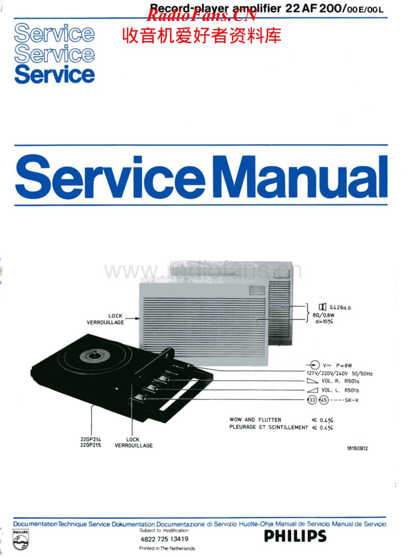 Philips-22-AF-200-Service-Manual电路原理图.pdf_第1页