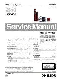 Philips-MCD-709-Service-Manual电路原理图.pdf