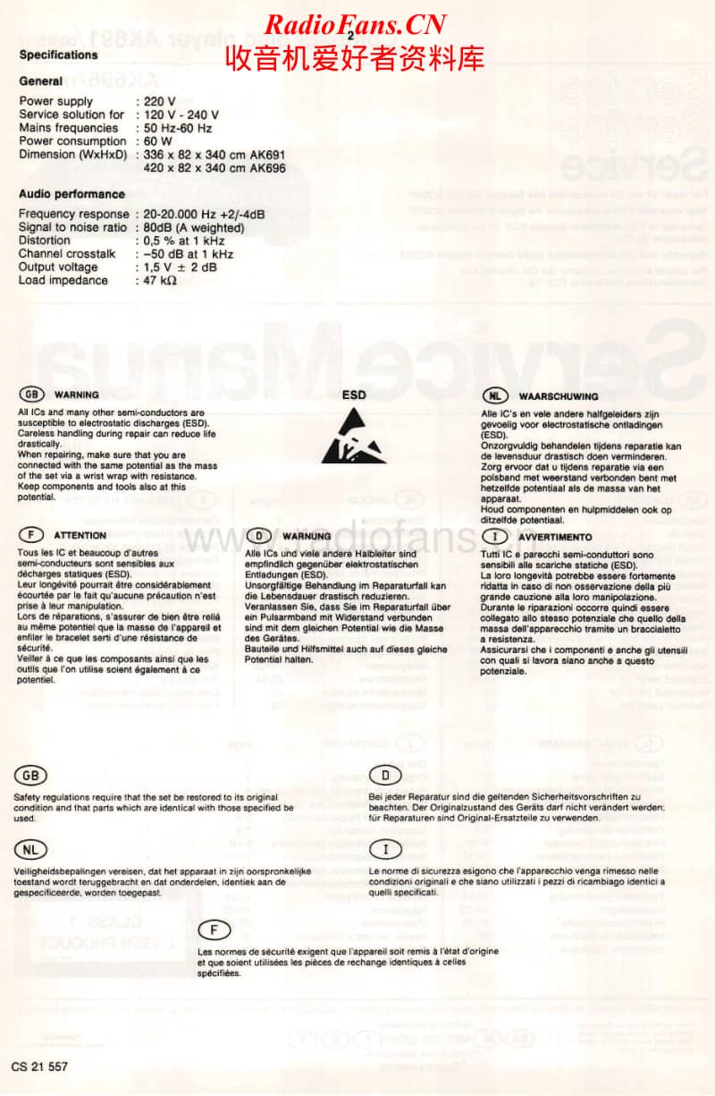 Philips-AK-691-AK-696-Service-Manual电路原理图.pdf_第2页