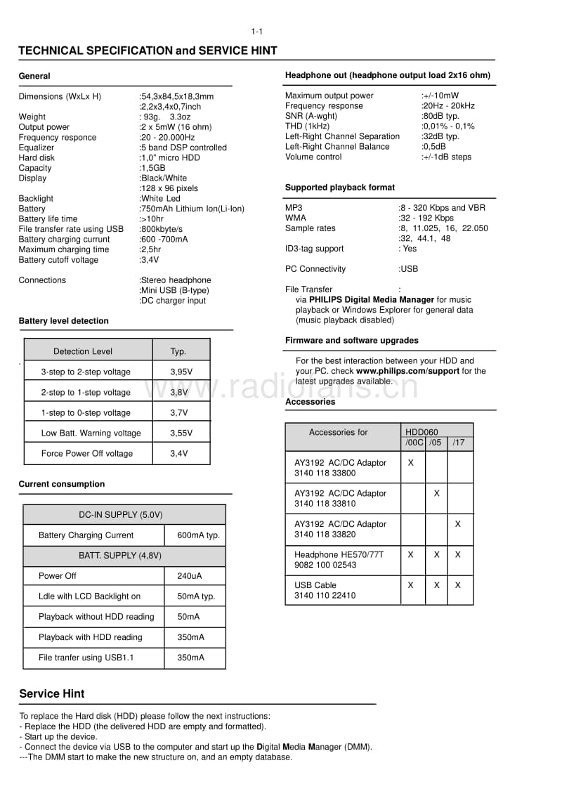 Philips-HDD-060-Service-Manual电路原理图.pdf_第2页