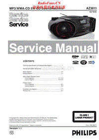 Philips-AZ-3811-Service-Manual电路原理图.pdf