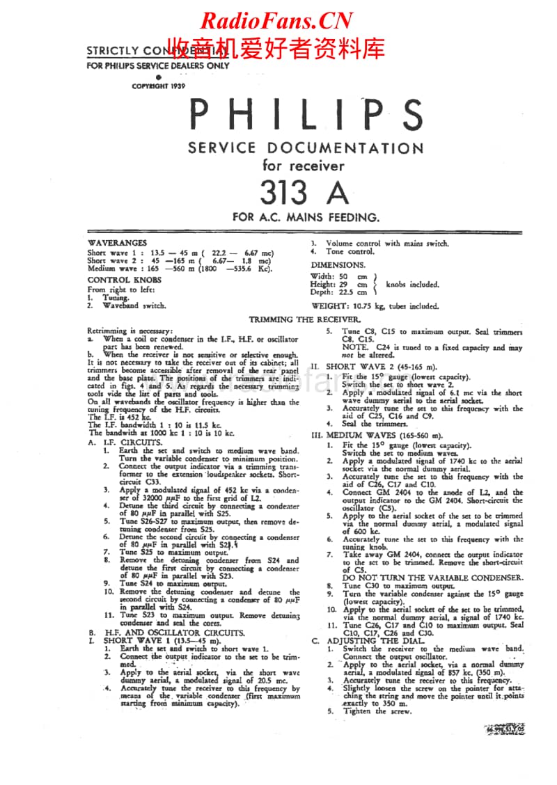 Philips-313-A-Service-Manual电路原理图.pdf_第2页