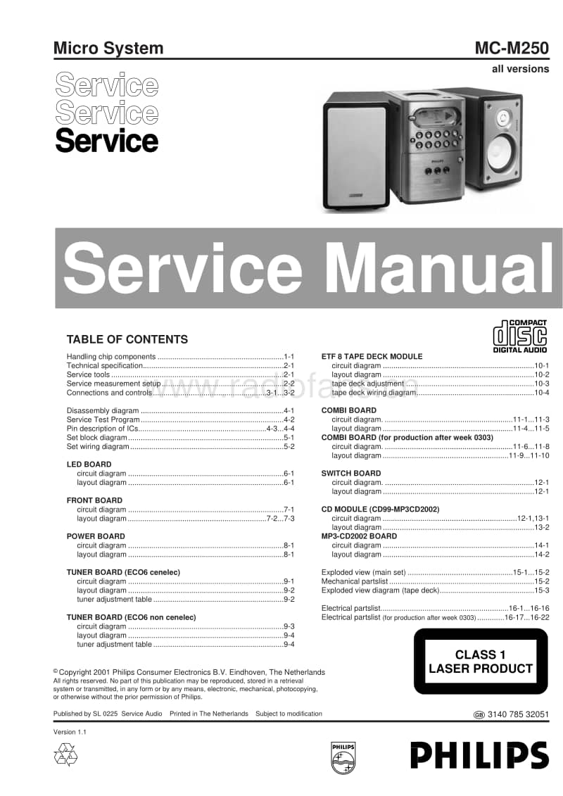 Philips-MCM-250-Service-Manual电路原理图.pdf_第1页