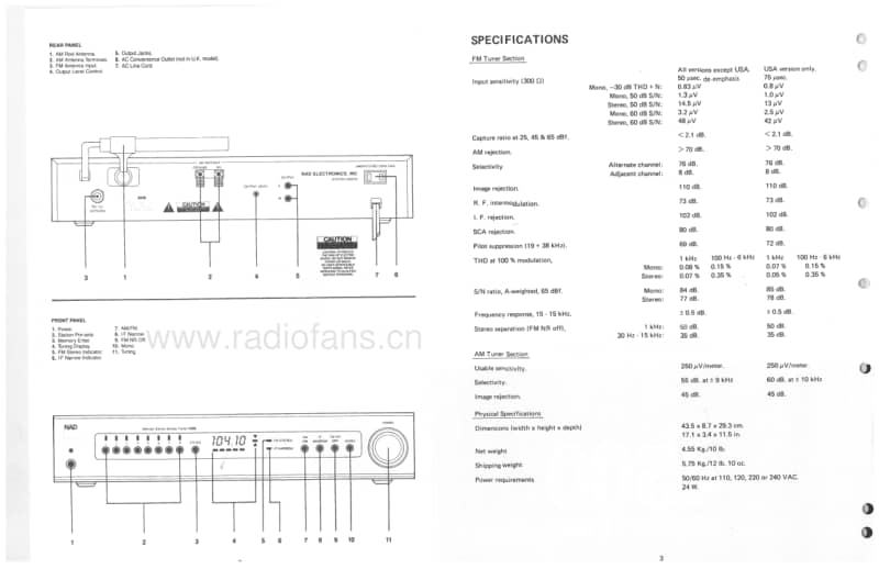 Nad-4300-Service-Manual电路原理图.pdf_第3页