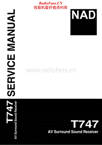 Nad-T-747-Service-Manual电路原理图.pdf