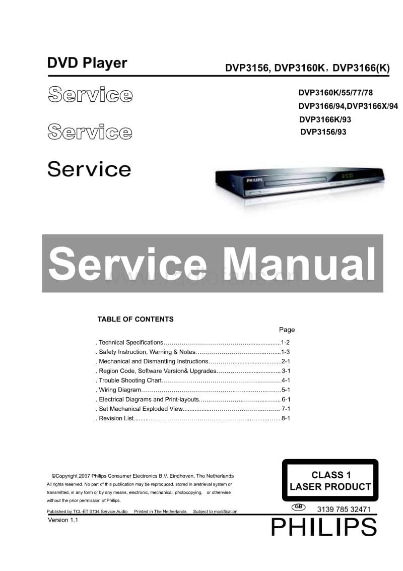 Philips-DVP-3160-K-Service-Manual电路原理图.pdf_第1页