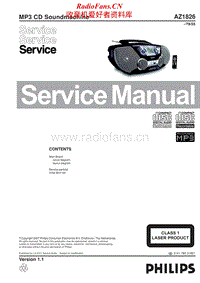Philips-AZ-1826-Service-Manual电路原理图.pdf