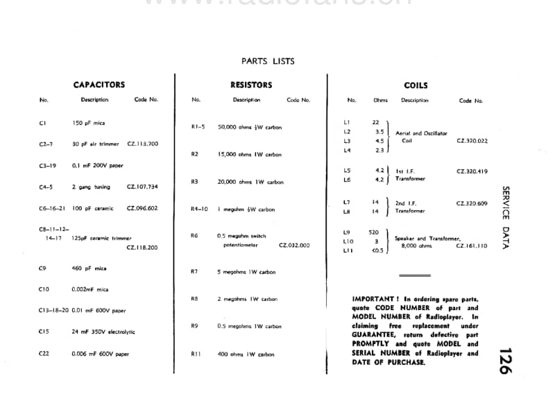 Philips-126-Service-Manual电路原理图.pdf_第3页