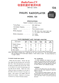 Philips-126-Service-Manual电路原理图.pdf