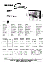 Philips-B-6-X-92-A-Service-Manual电路原理图.pdf