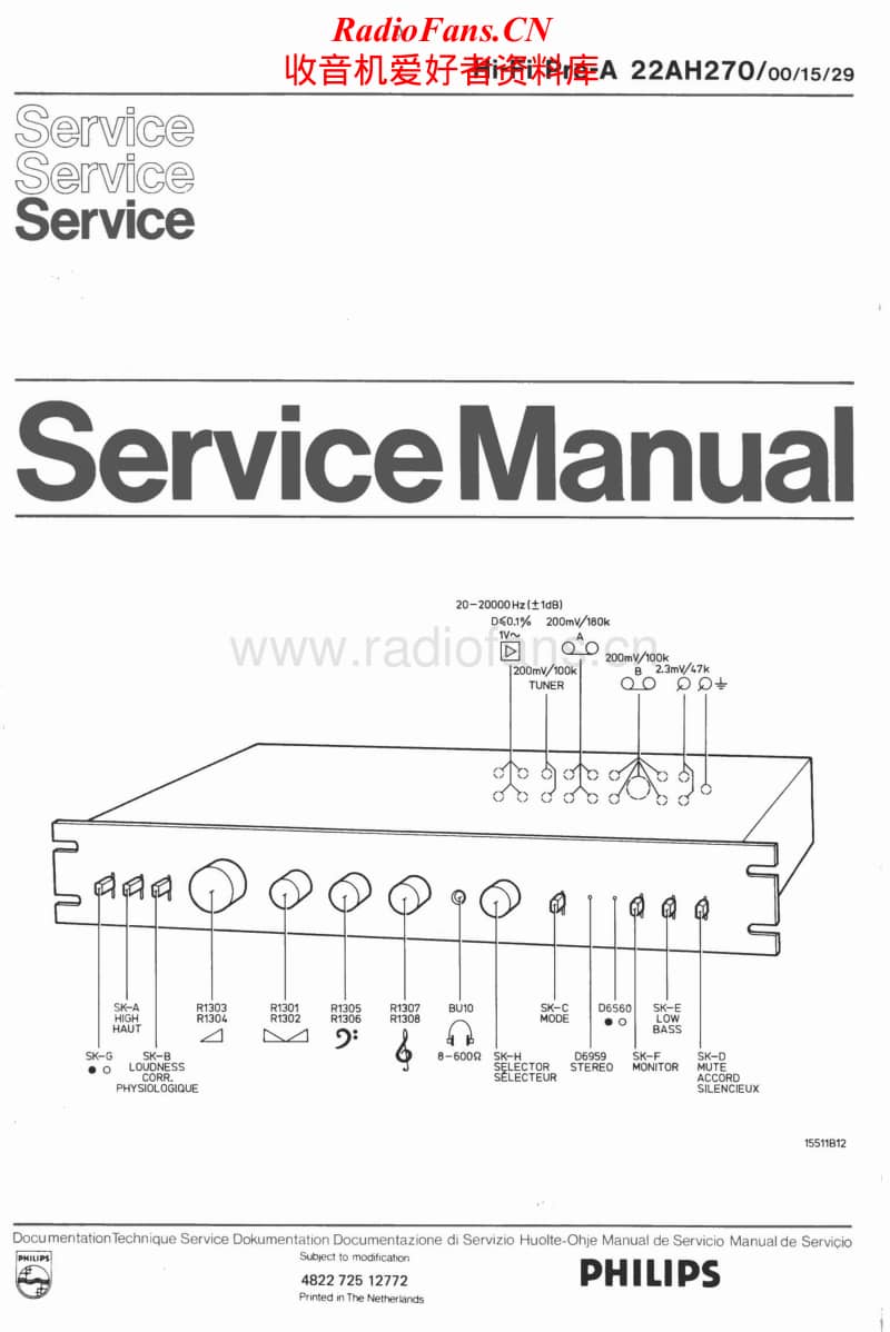 Philips-22-AH-270-Service-Manual电路原理图.pdf_第1页