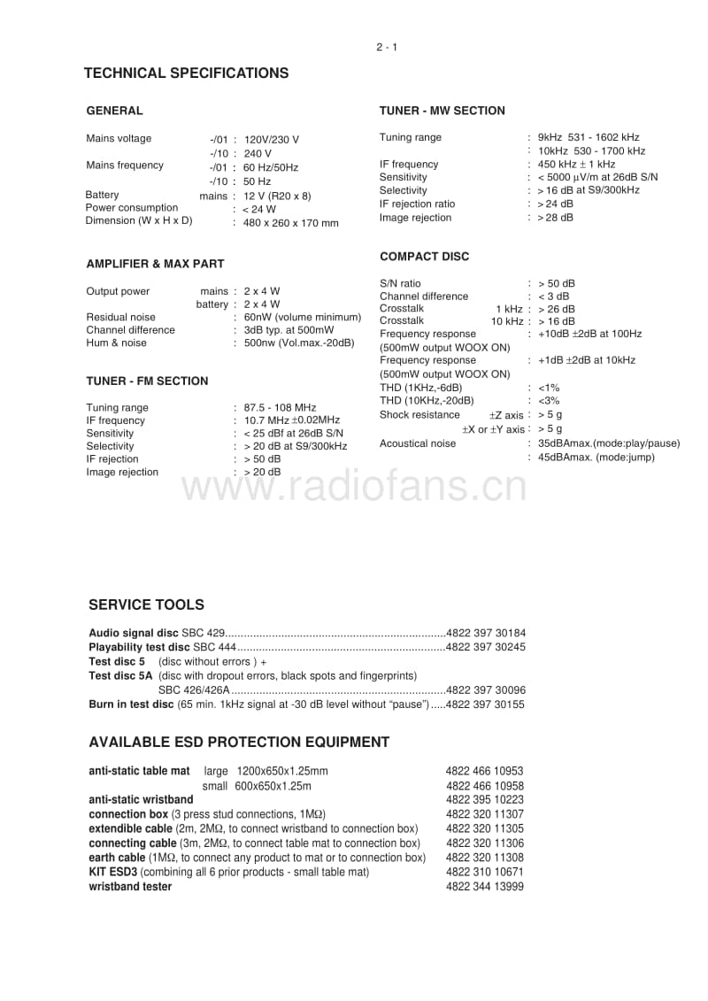 Philips-AZ-2536-Service-Manual电路原理图.pdf_第3页