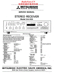 Mitsubishi-DA-R25-service-manual电路原理图.pdf