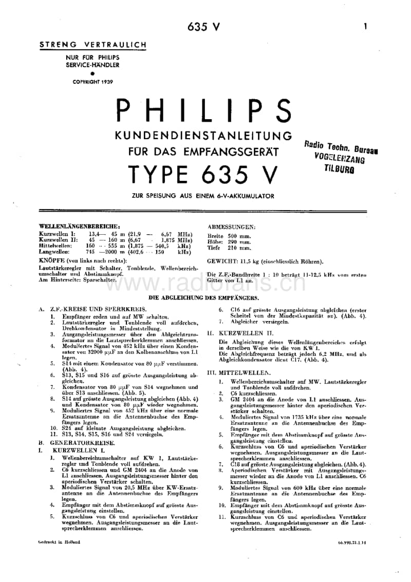 Philips-635-V-Service-Manual电路原理图.pdf_第3页