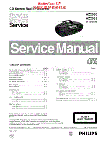 Philips-AZ-2030-AZ-2035-Service-Manual电路原理图.pdf