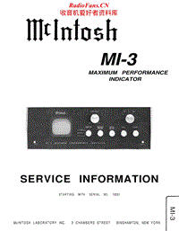 McIntosh-MI-3-Service-Manual电路原理图.pdf