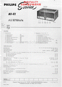 Philips-AG-9018-Service-Manual电路原理图.pdf