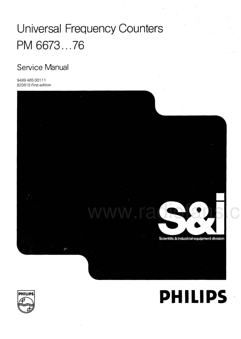 Philips-PM-6673-Service-Manual电路原理图.pdf_第1页