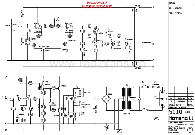 Marshall-5010-Schematic电路原理图.pdf_第1页