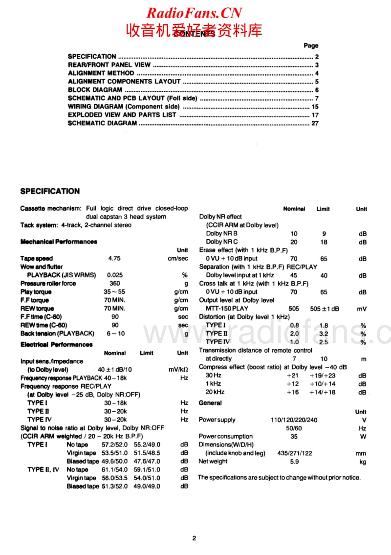 Nad-6300-Service-Manual电路原理图.pdf_第2页