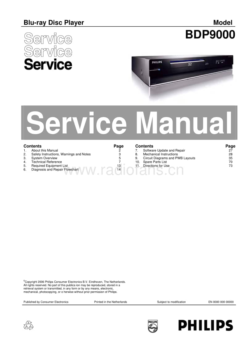 Philips-BDP-9000-Service-Manual电路原理图.pdf_第1页