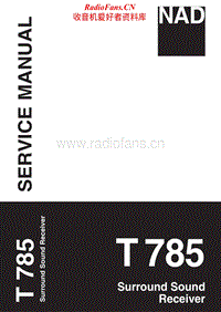 Nad-T-785-Service-Manual电路原理图.pdf