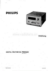 Philips-PM-2422-Service-Manual电路原理图.pdf