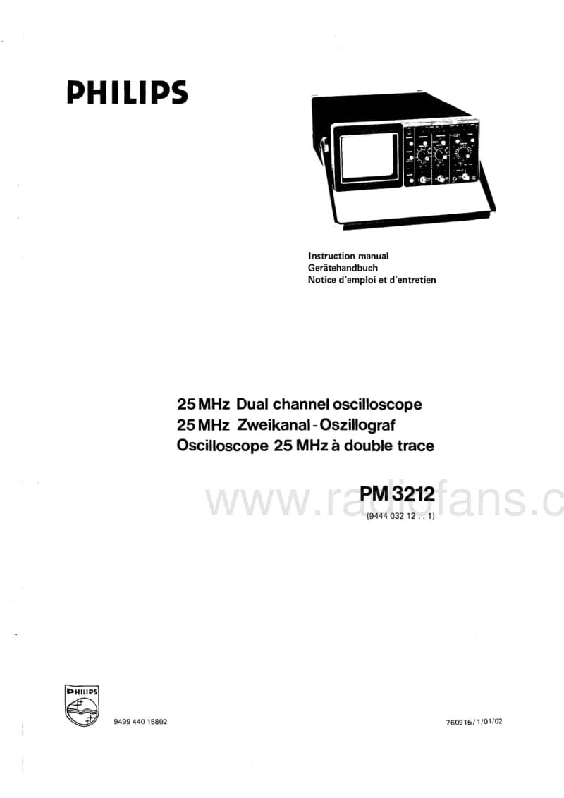 Philips-PM-3212-Service-Manual电路原理图.pdf_第1页