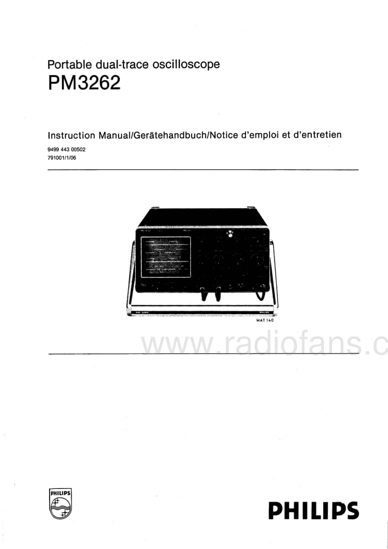 Philips-PM-3262-Service-Manual电路原理图.pdf_第1页