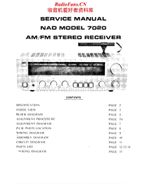 Nad-7020-Service-Manual电路原理图.pdf
