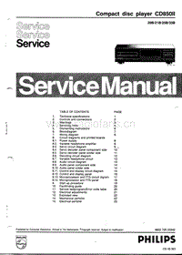 Philips-CD-850-Service-Manual电路原理图.pdf